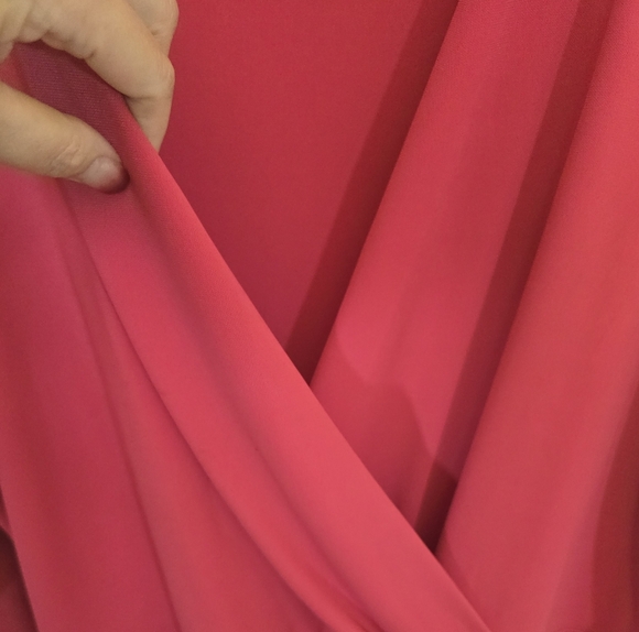 Talbots 2X Stretchy Wrap Midi Belted Dress - Picture 4 of 8